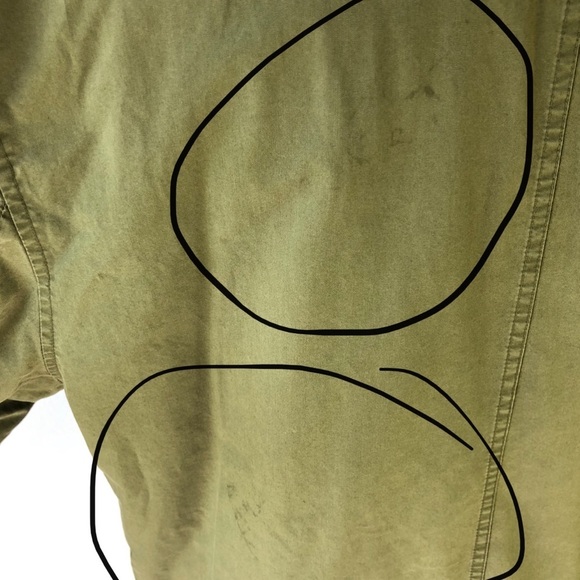 Banana Republic Women’s Army Green Button Down Lightweight Military Cargo Jacket - Picture 13 of 14